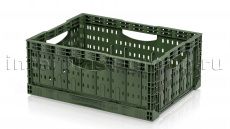 Складные ящики темно-зеленые