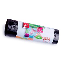 Мешки для мусора 30 л, черные, в рулоне 20 шт., ПНД, 6 мкм, 600х500 мм, Концепция Быта ЭкоДом, 601348 в Клину Мешки для мусора 30 л, черные, в рулоне 20 шт., ПНД, 6 мкм, 600х500 мм, Концепция Быта ЭкоДом, 601348 в Клину