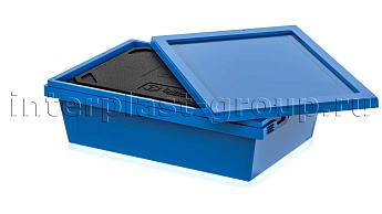 Изотермический контейнер KV 6416 в сборе с крышкой голубой в Клину