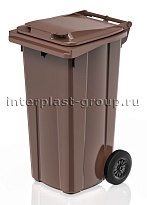 Мусорный контейнер 120 л коричневый 120 коричневый в Клину