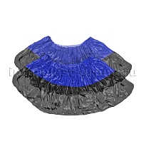 Бахилы сине-черные 1000 шт (500 пар), 54 мкм, двойная подошва, с одной резинкой, Прочные+ в Клину Бахилы сине-черные 1000 шт (500 пар), 54 мкм, двойная подошва, с одной резинкой, Прочные+ в Клину