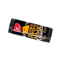 Мешки для мусора 90 л, черные, рулон 15 шт., ПНД, 20 мкм, 850х650 мм, Особопрочные, МП7825 в Клину Мешки для мусора 90 л, черные, рулон 15 шт., ПНД, 20 мкм, 850х650 мм, Особопрочные, МП7825 в Клину