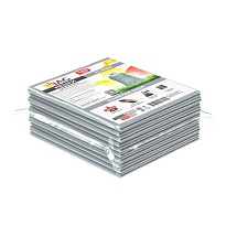 Мешки для мусора 160 л, светло-серые, в пачке 10 шт., ПВД, 40 мкм, 900х1100 мм, i-Bag в Клину