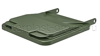 Комплект крышки для контейнера 120 л. зеленая зеленый в Клину Комплект крышки для контейнера 120 л. зеленая зеленый в Клину